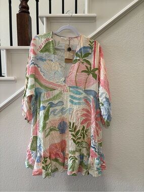 NWT Label of Love Coastal Ocean Seashell Dress